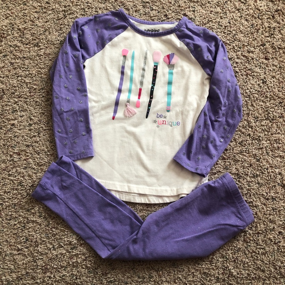 Cute brush long sleeve set